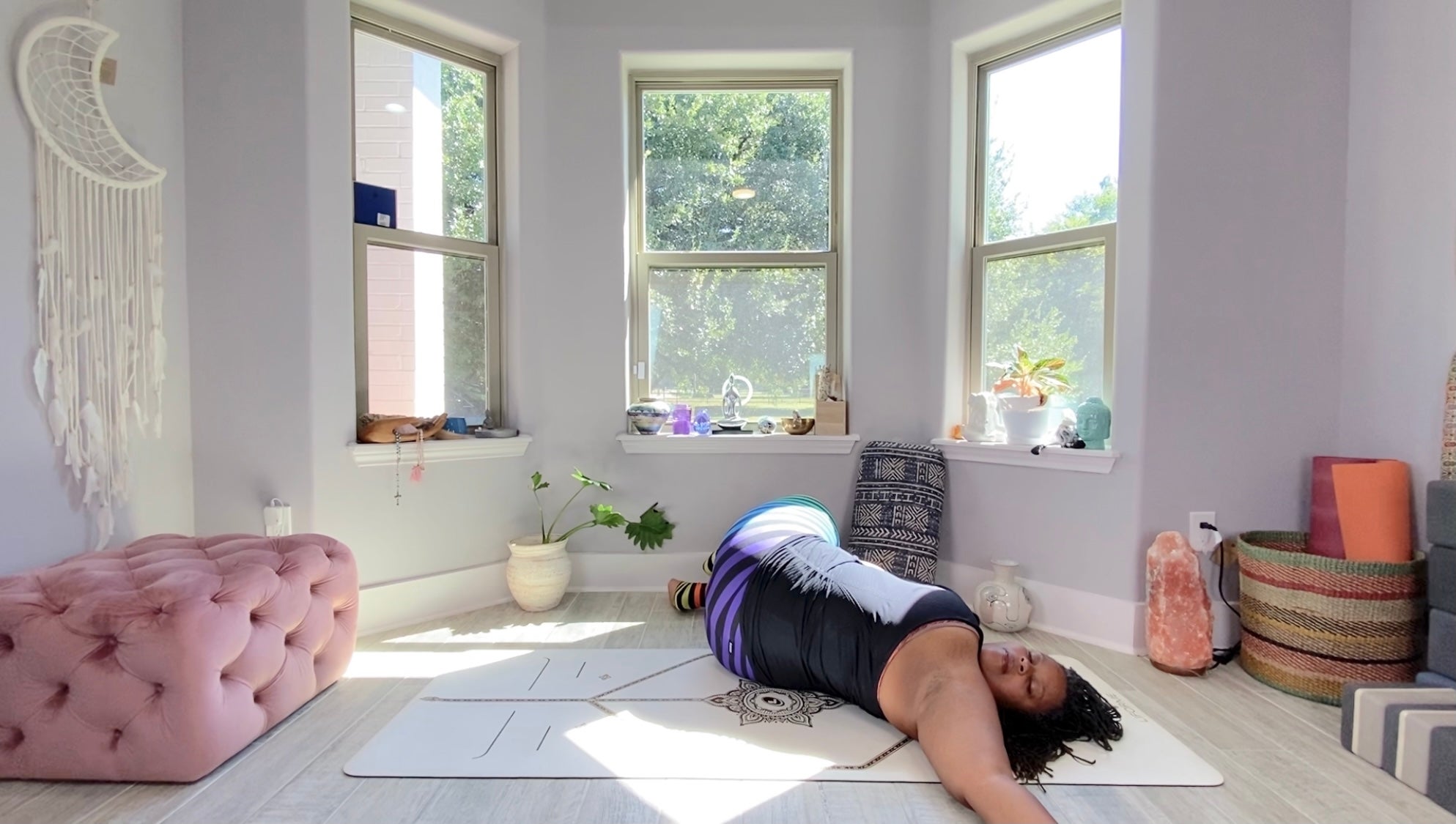 Yin Yoga Sequence Freedom Reclined Twist Tamika Caston Miller
