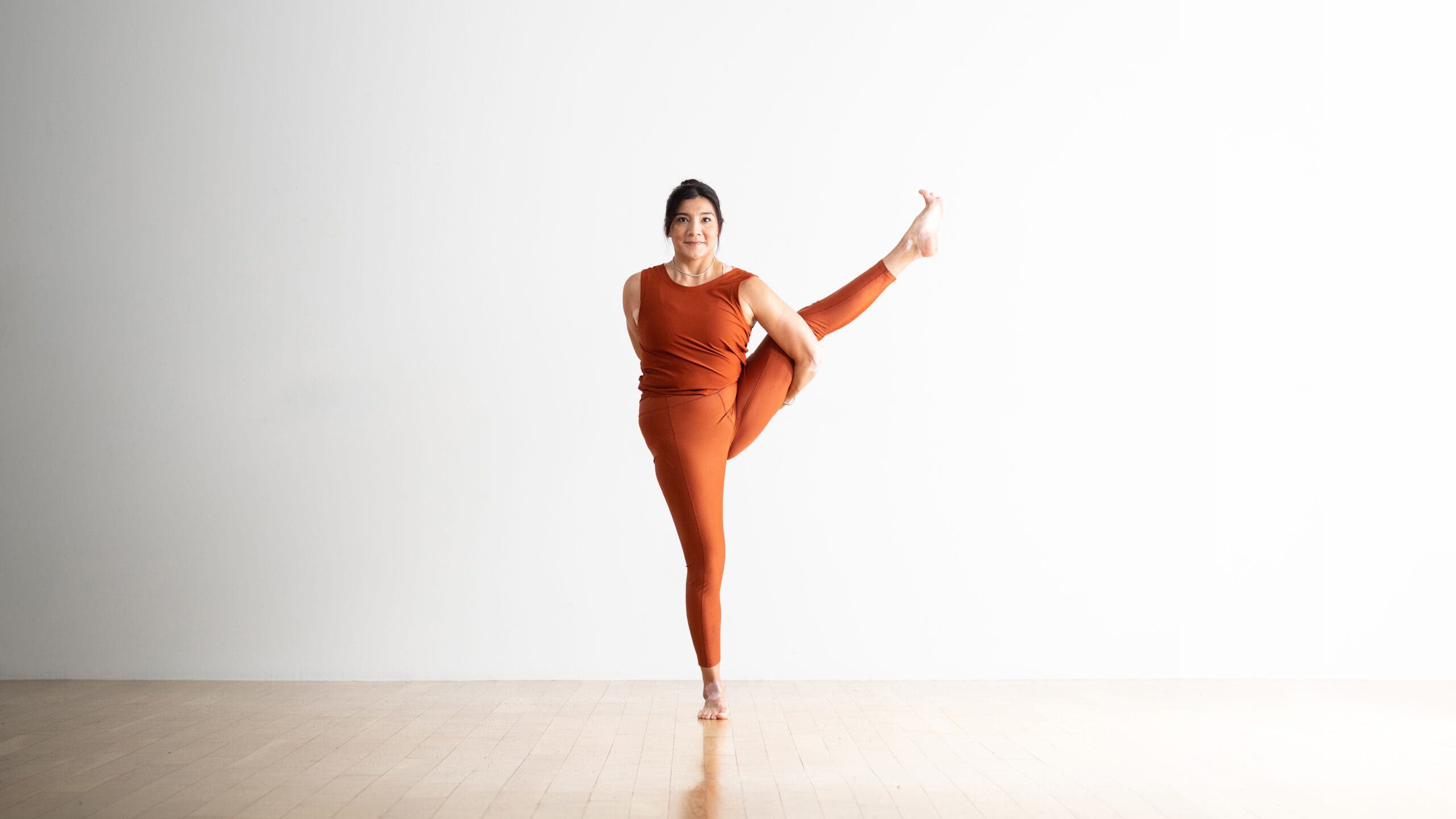 Mindful yoga balance practice