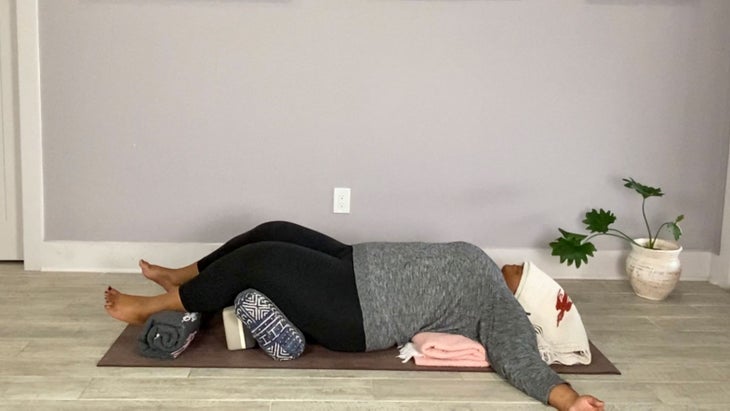 These 4 Restorative Yoga Poses Will Totally Reset Your Mood