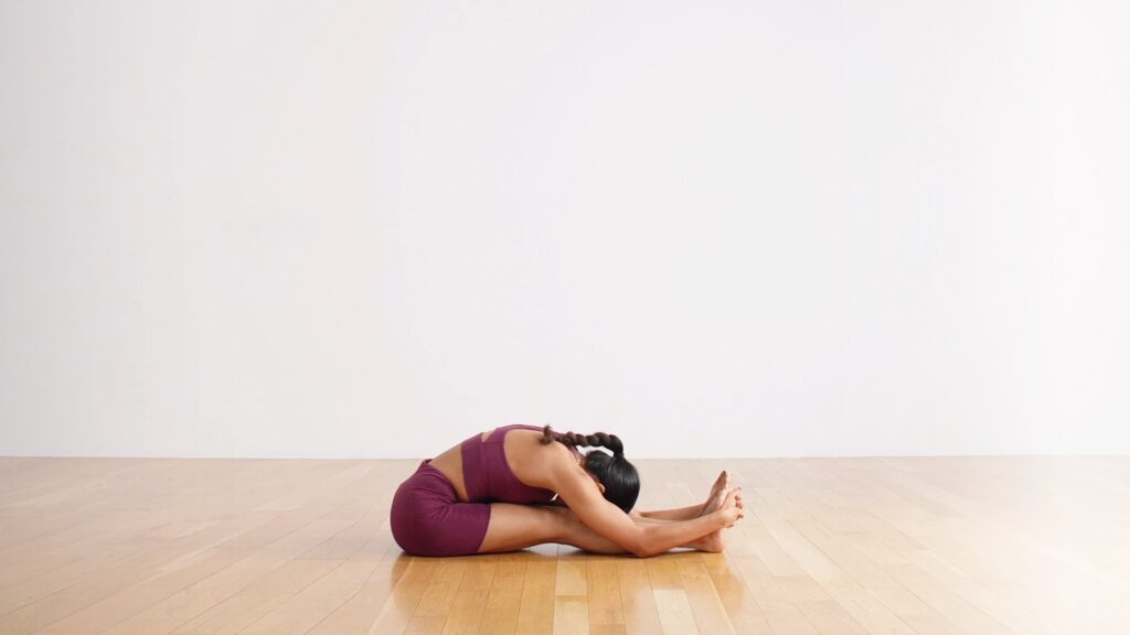 Yoga seated forward bend pose hand drawn illustration Stock Vector Image &  Art - Alamy