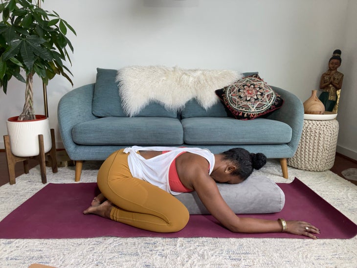 Restorative yoga poses - Ekhart Yoga