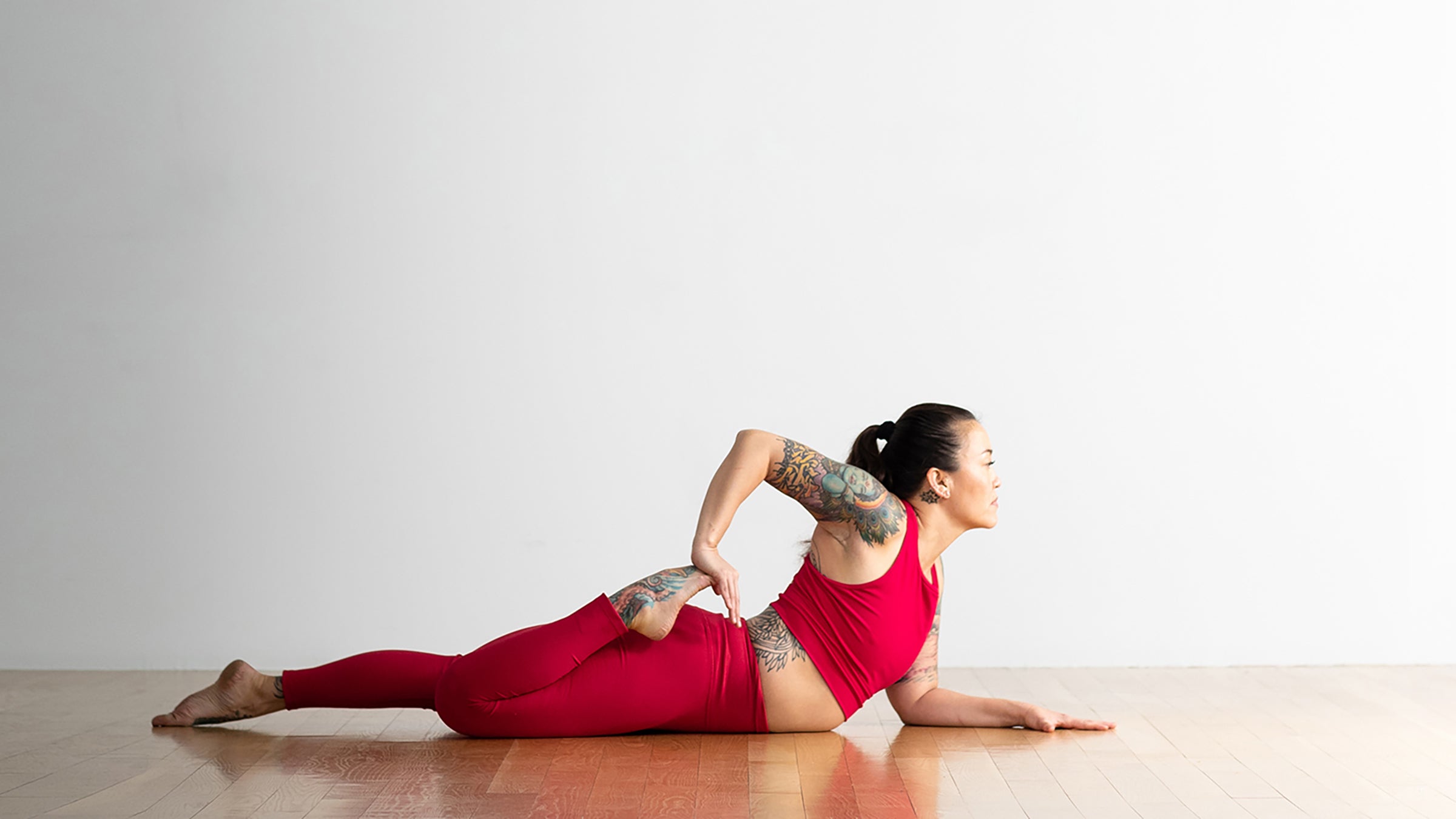 For the fourth week of our inner thigh series this November, we will be  performing the Frog Stretch. You will feel this … | Frog stretch, Yoga poses,  Frog pose yoga