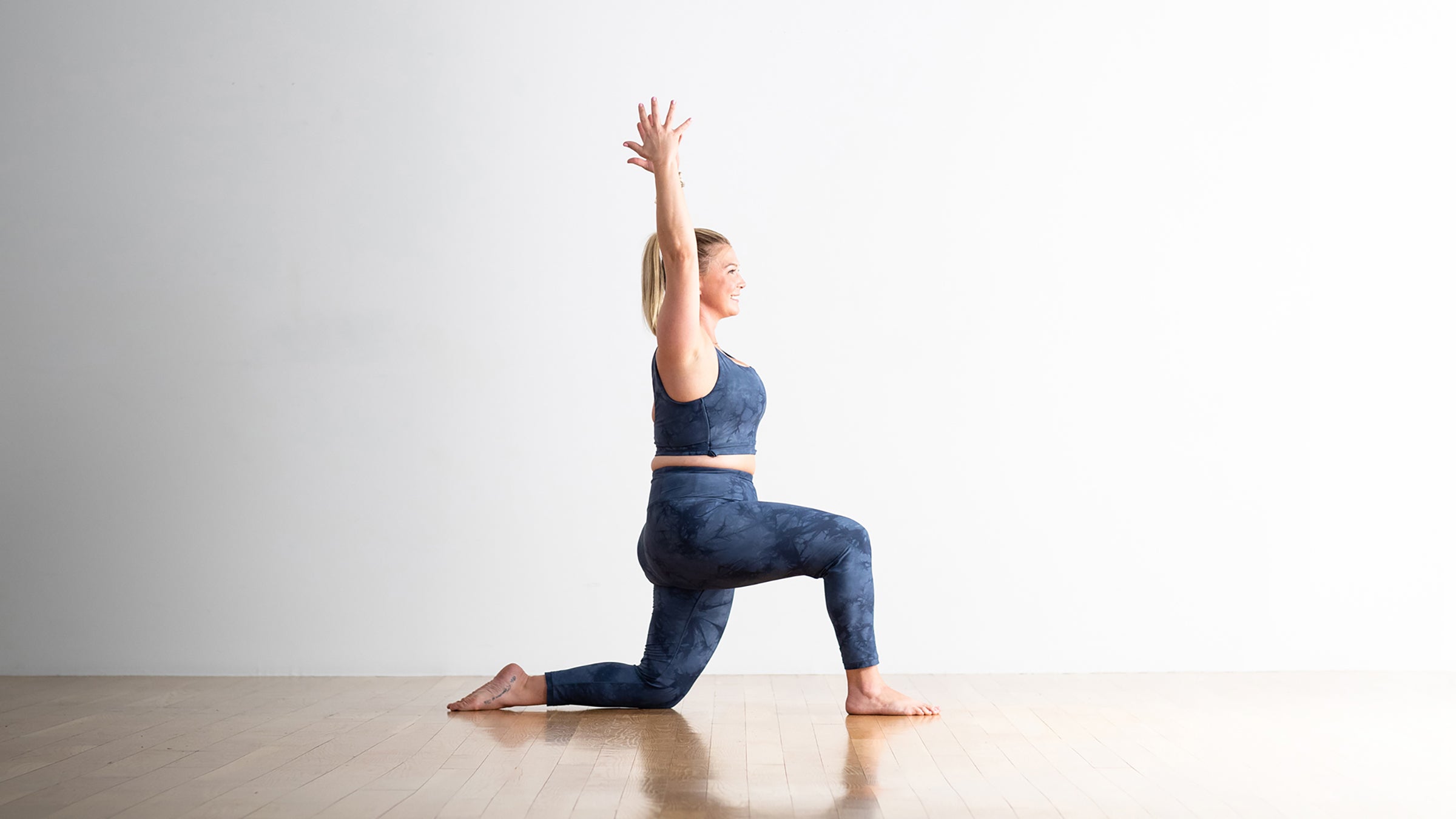 Leg stretches yoga pose Royalty Free Vector Image