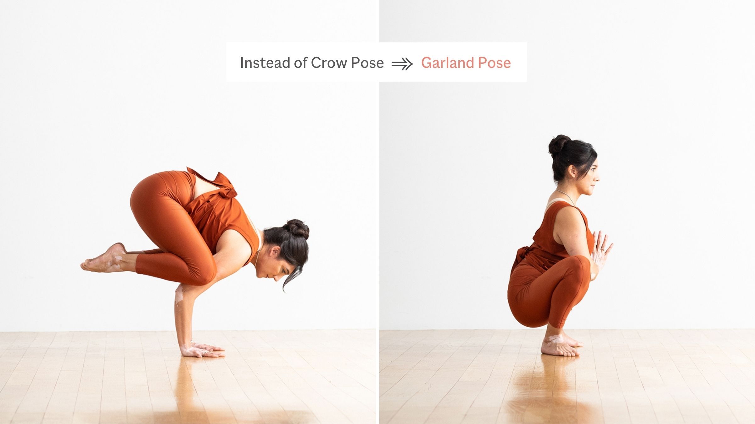 Bakasana: Crow Pose + 2 Great Variations To Try - Zuda Yoga