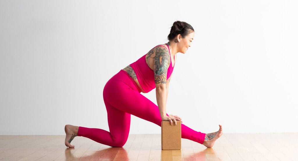 Best Yoga girl doing front full split yoga pose Illustration download in  PNG & Vector format
