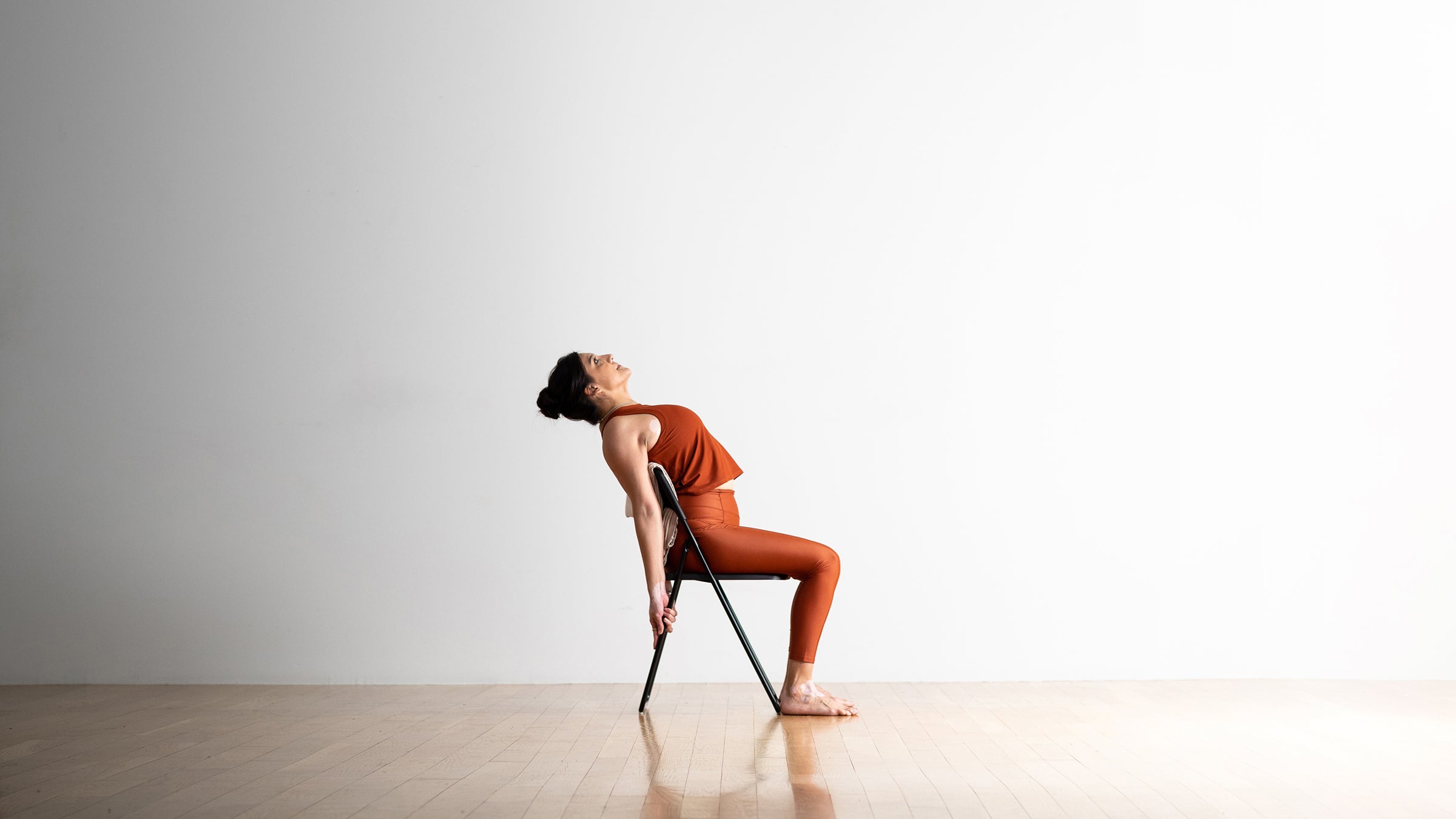 5 Winter Yoga Poses Using a Chair