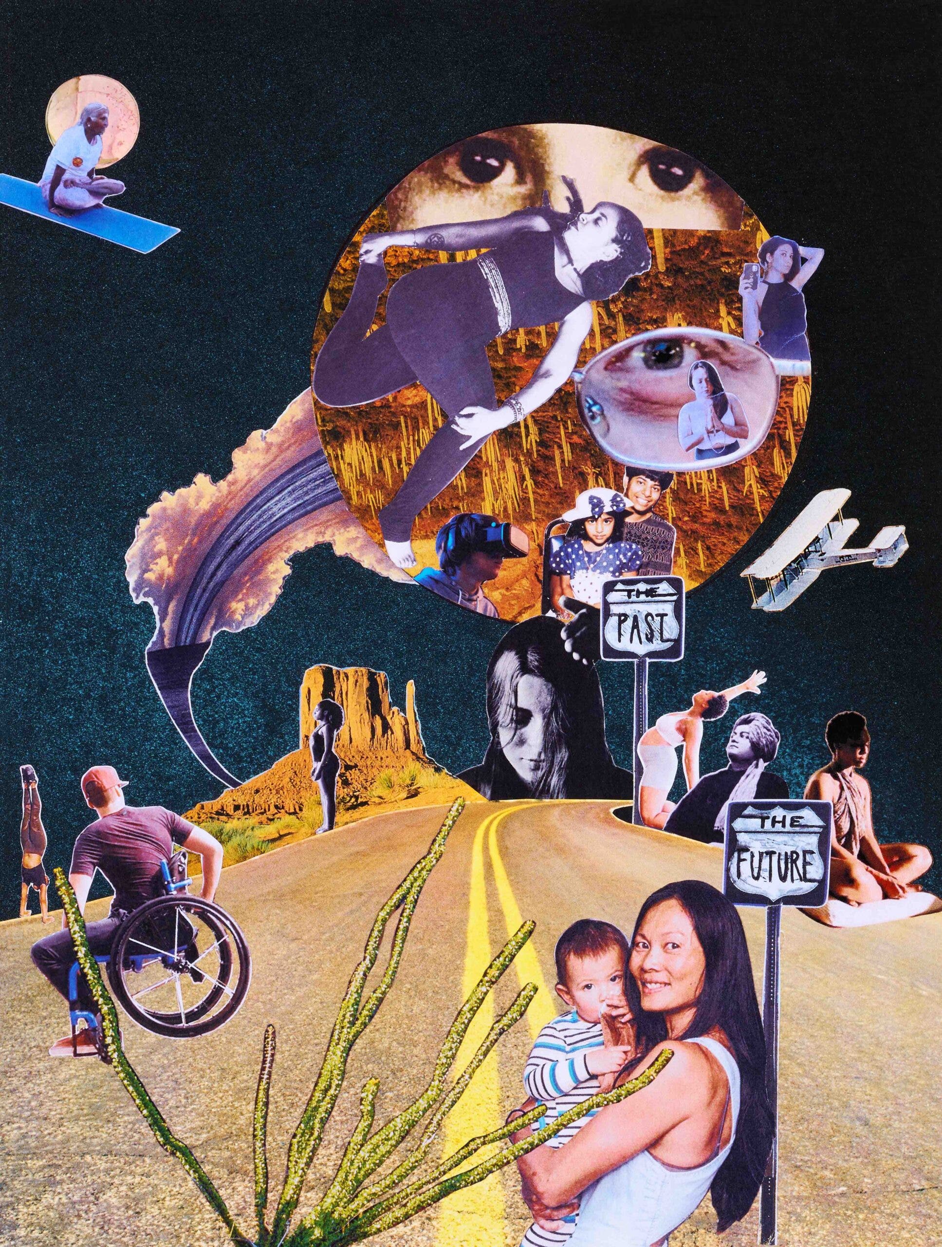 Future of Yoga Illustration