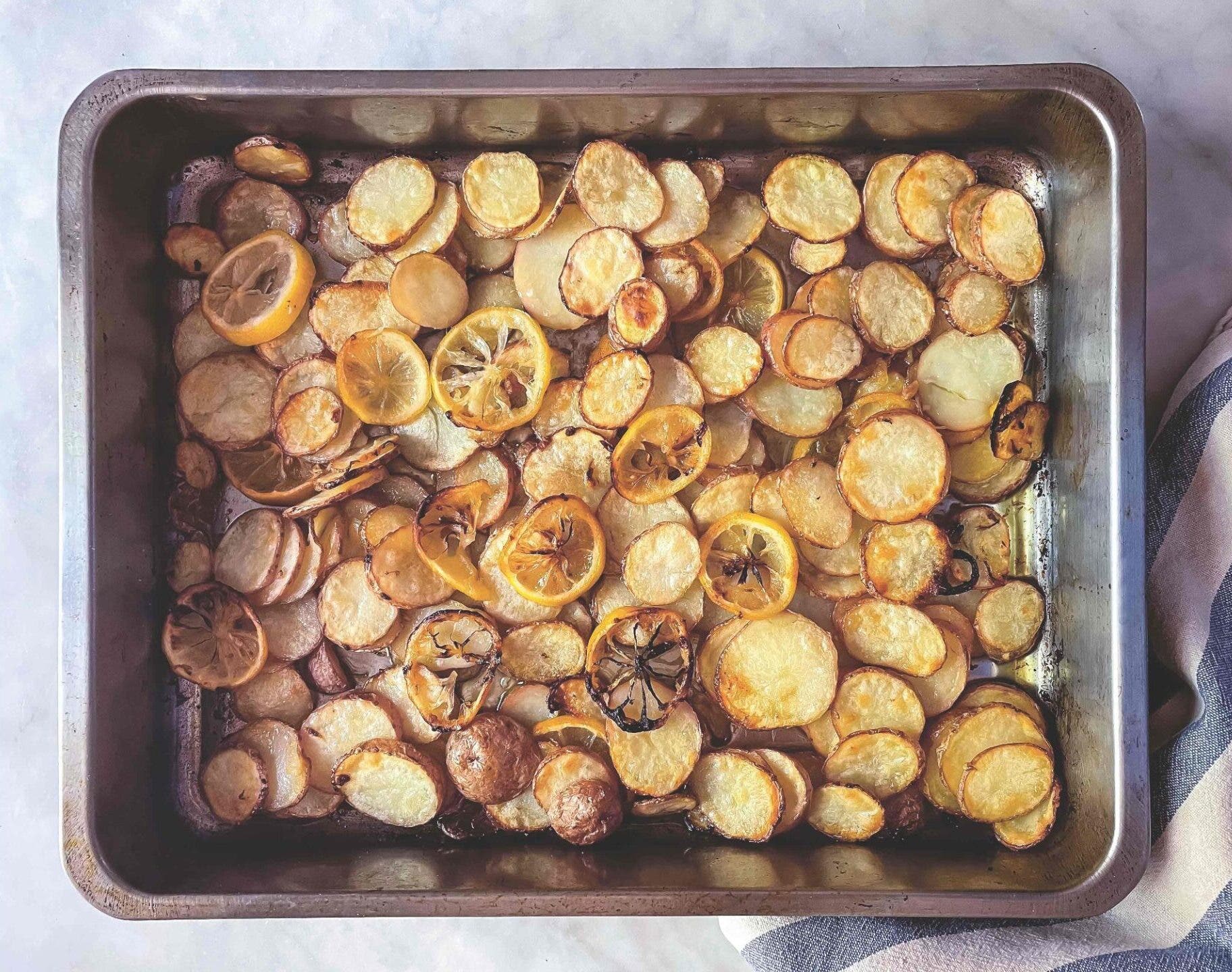Charred Roast Potatoes With Lemon