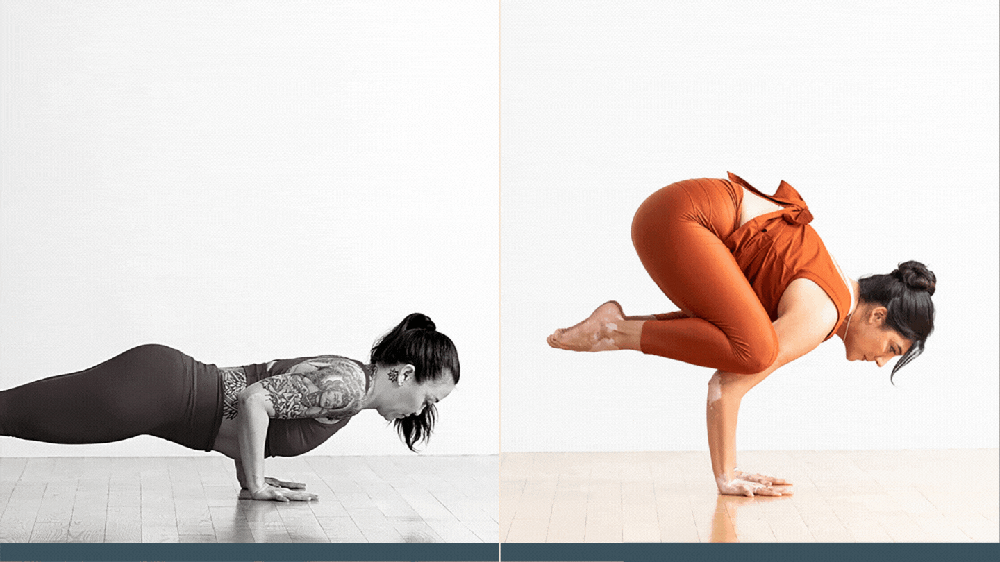 Shoulder Pressing (Bhujapidasana) – Yoga Poses Guide by WorkoutLabs