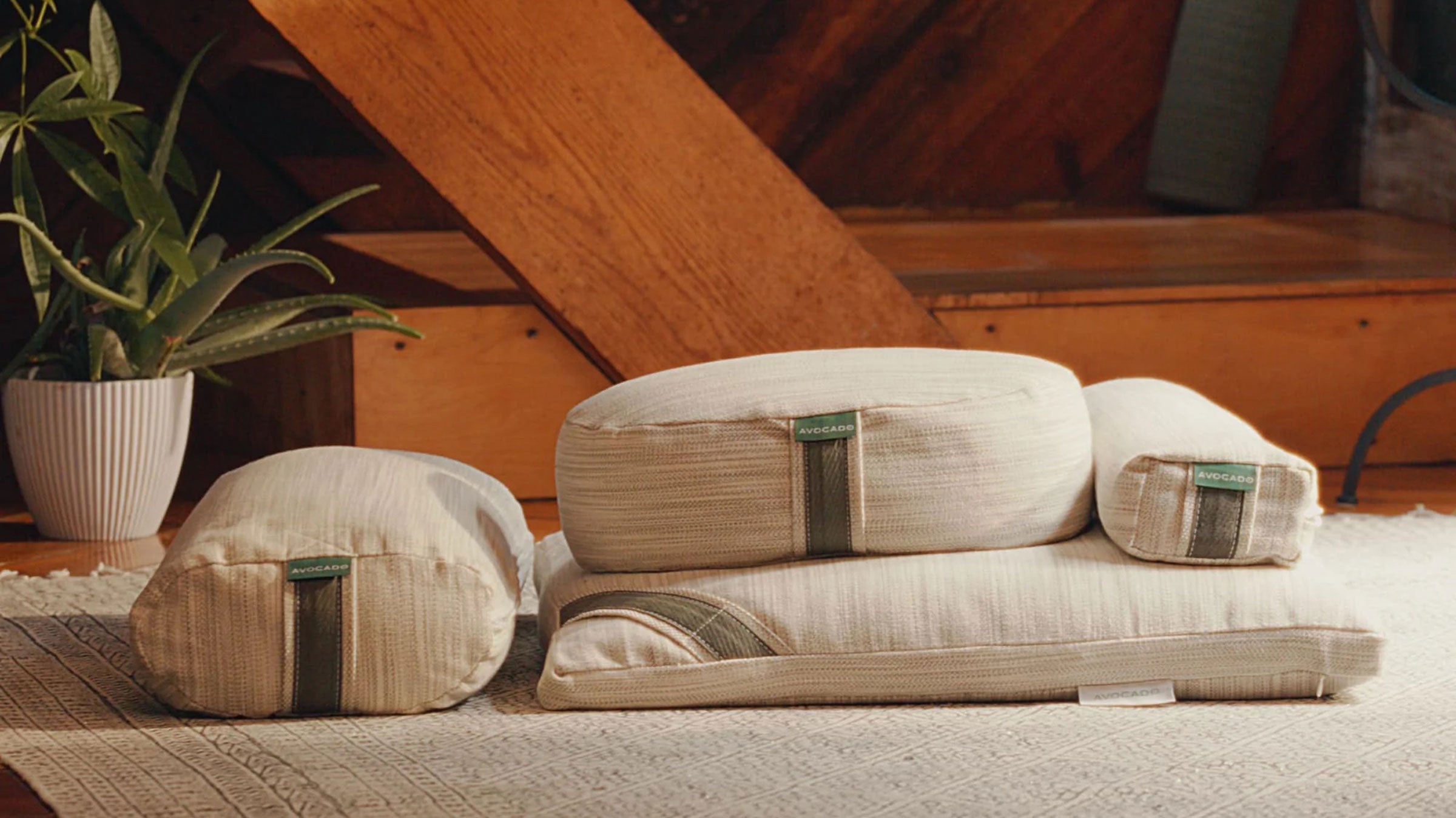 Organic Yoga Meditation Pillows by Avocado
