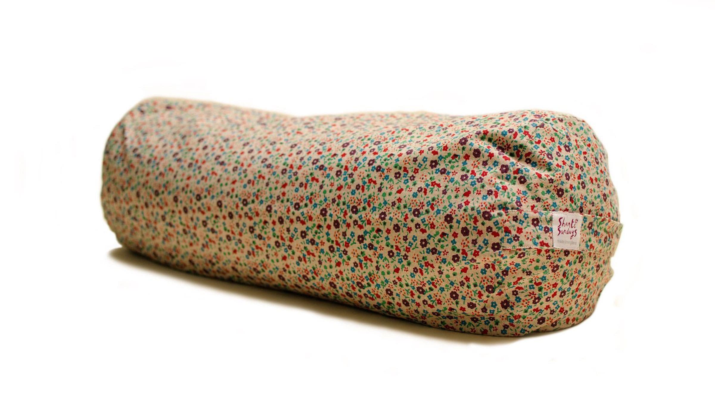Printed yoga bolster