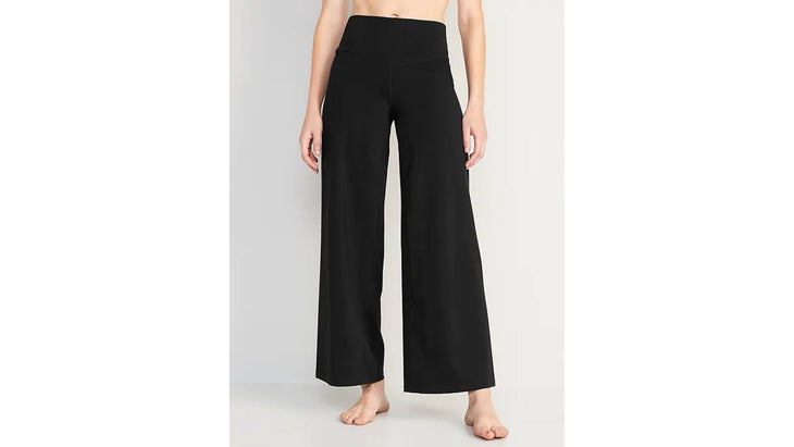 Tie-Dye Palazzo Pants - Black Natural — Sivana