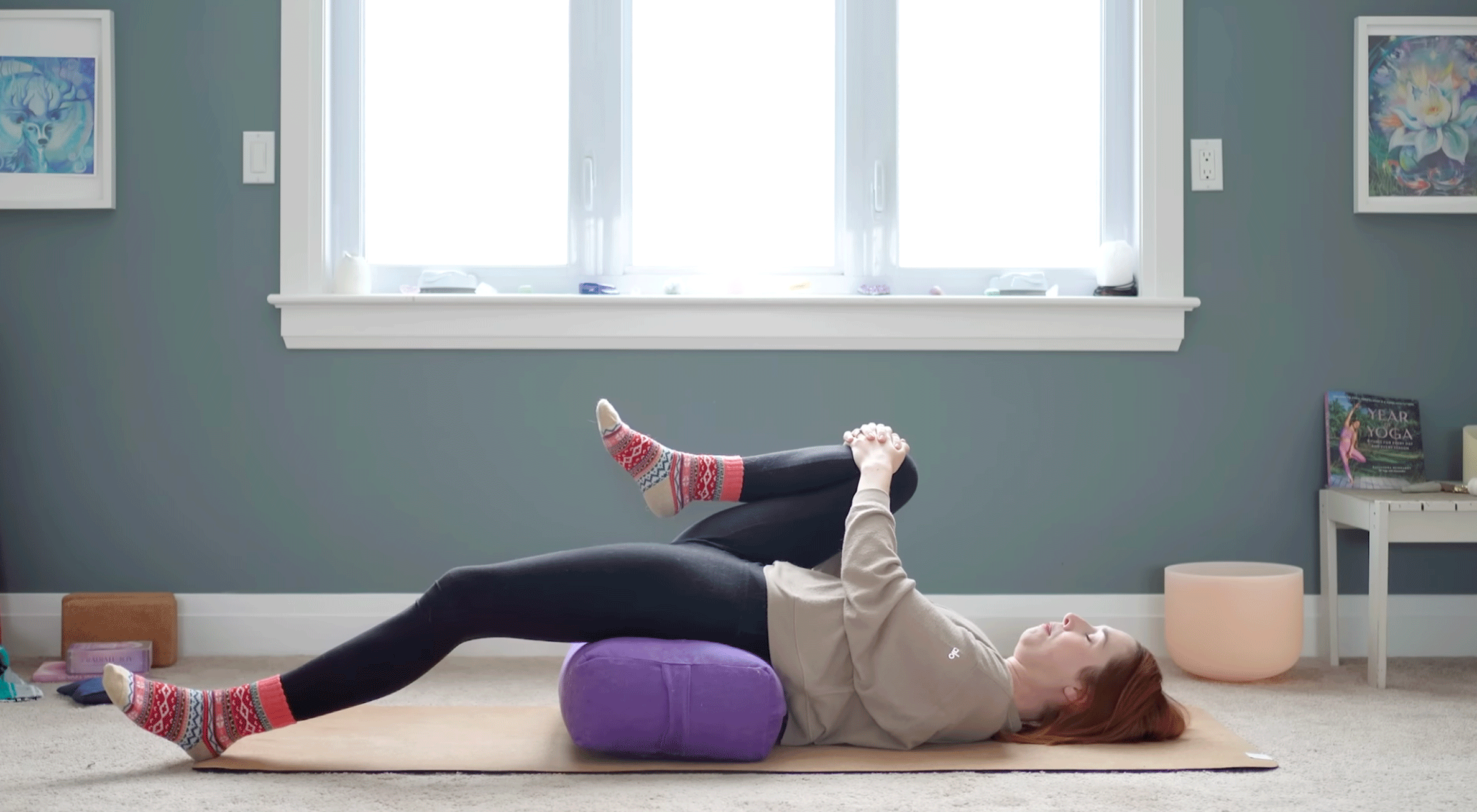 A Lazy Yin Yoga Practice