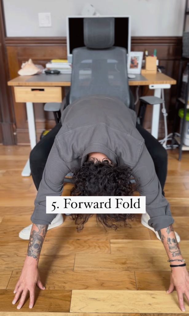 Try Out These Five Yoga Poses Without Leaving Your Office Desk