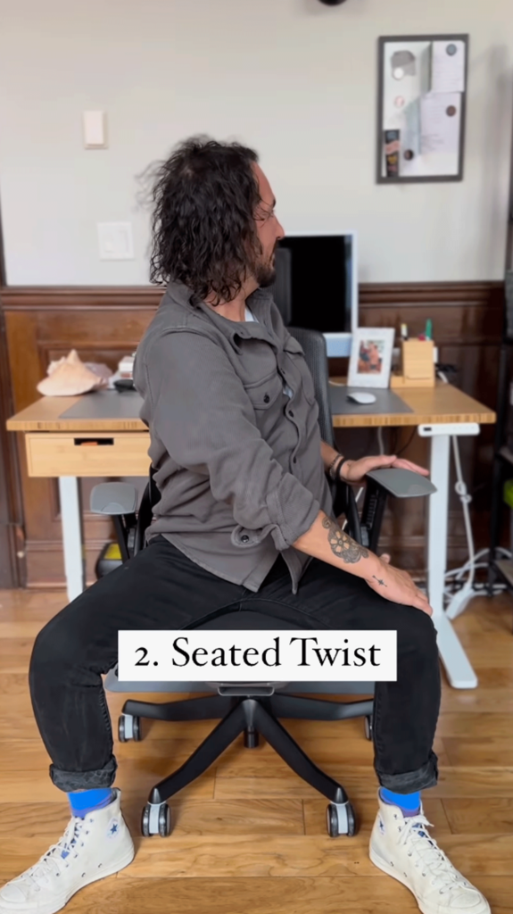 Desk Yoga: 5 Simple Poses for a Full-Body Stretch