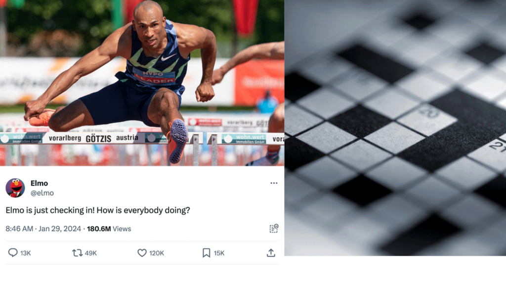 The Week in Yoga: An Olympic Athlete Talks Visualization, a NYT Crossword Clue for Meditation, and Elmo’s Compassion Goes Viral