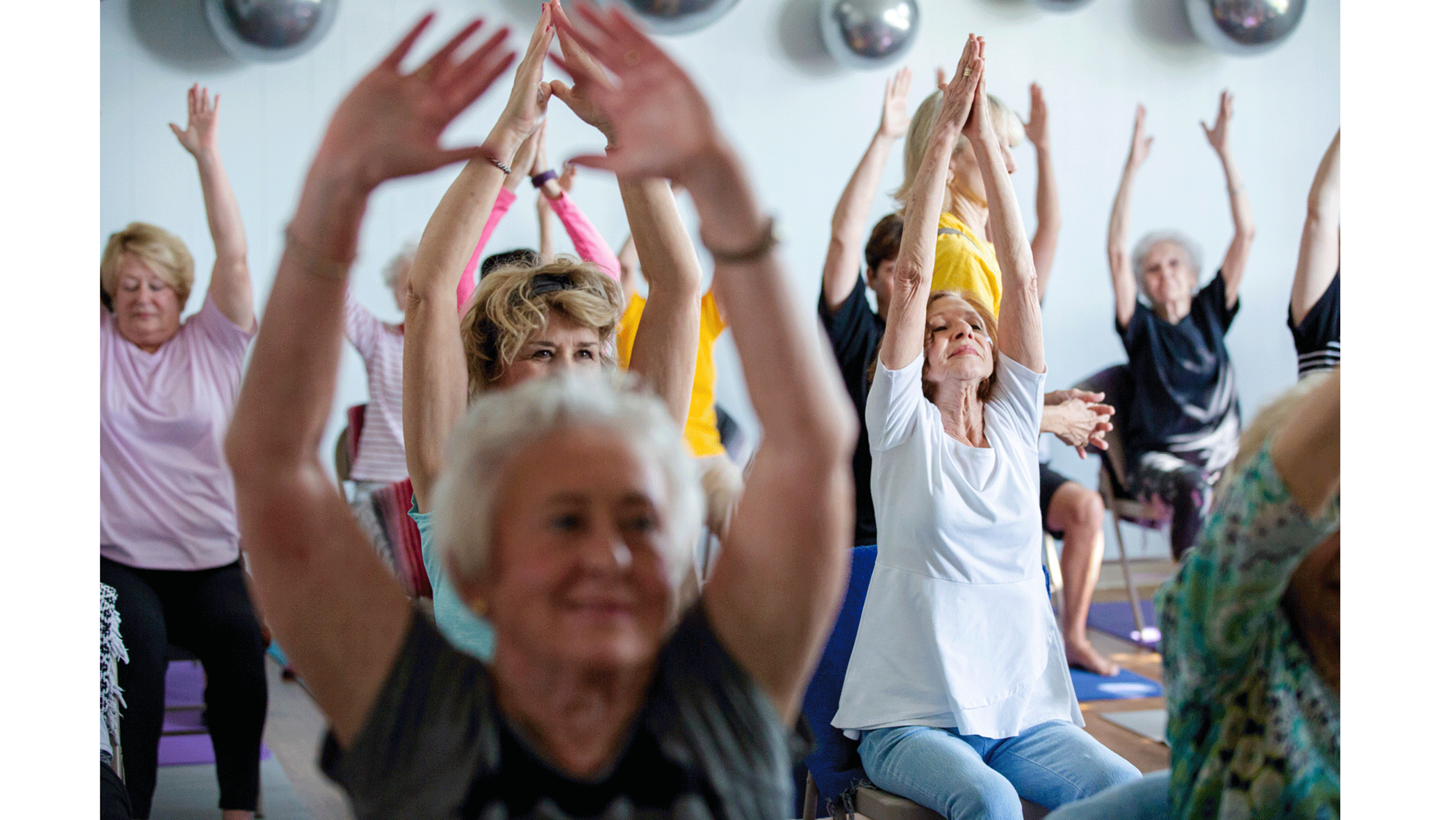 This Yoga for Seniors Class Gets a Little Unruly