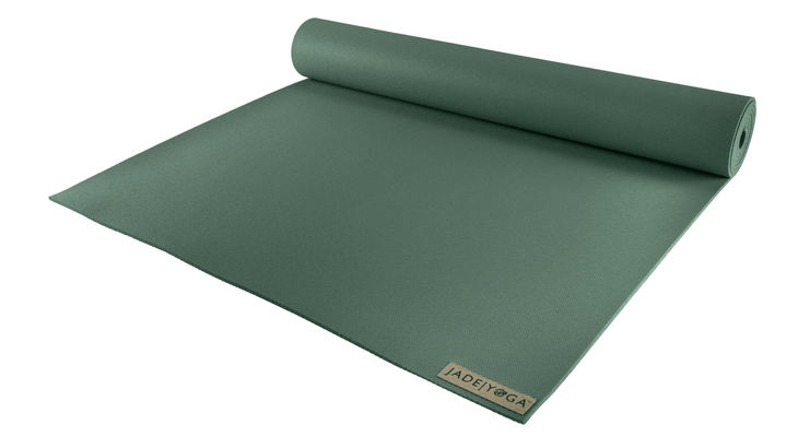 Jade Fusion 8mm yoga mat in hunter green 