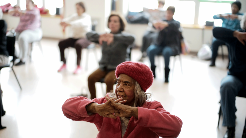 Chair yoga for seniors near me