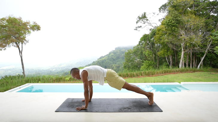 yoga for energy plank pose