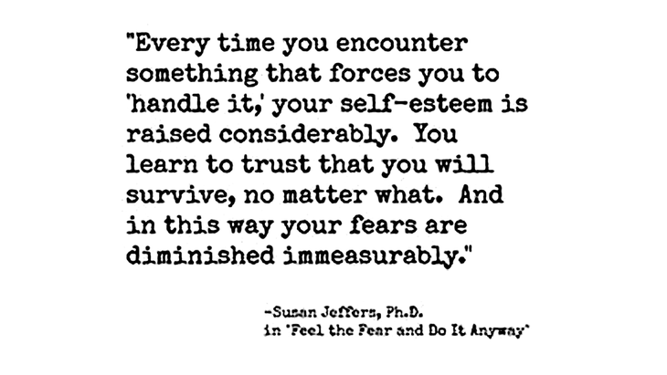 Quote about facing your fears