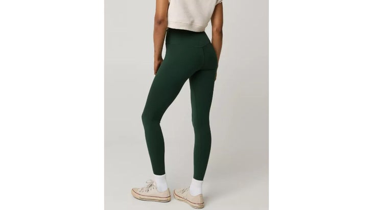 Aerie green Real Me crossover leggings