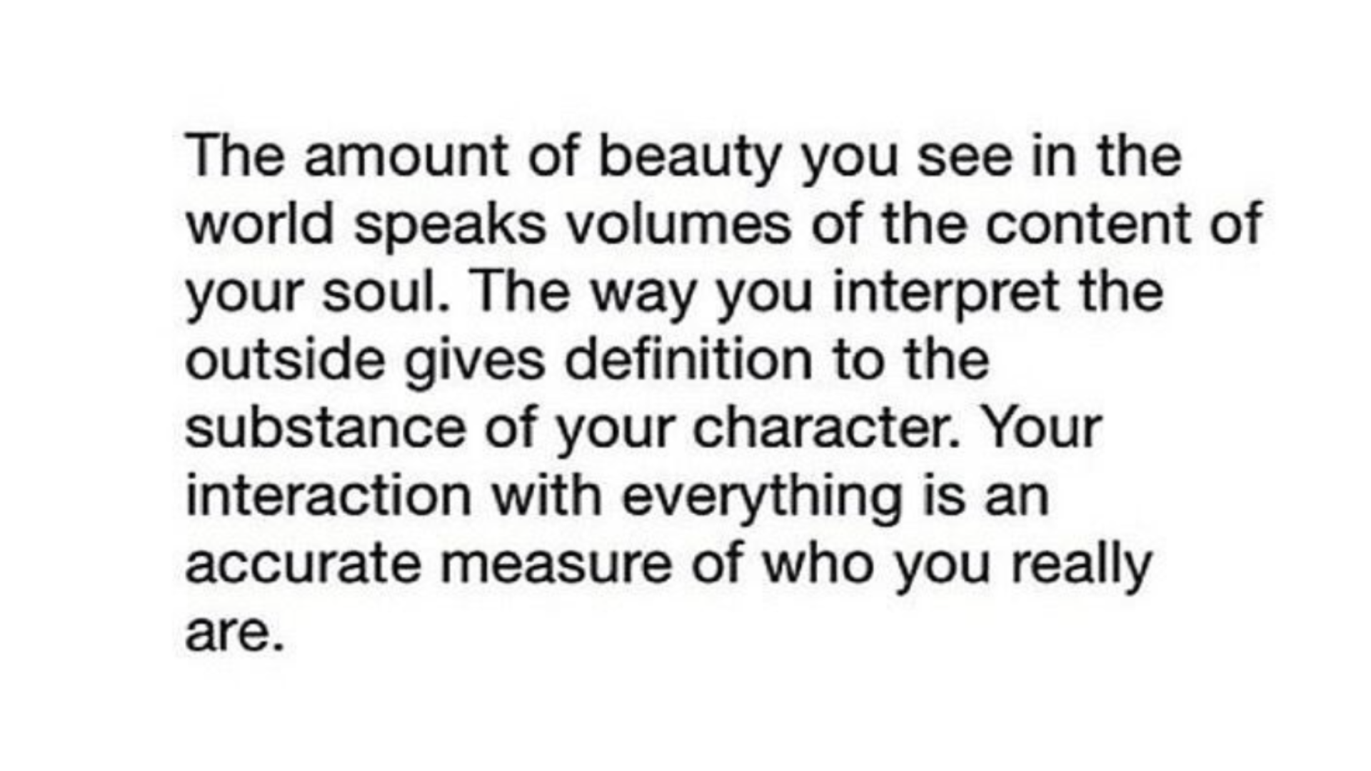 Black-and-white typewritten quote on a white background relating to the weekly horoscope for April 6-12, 2025