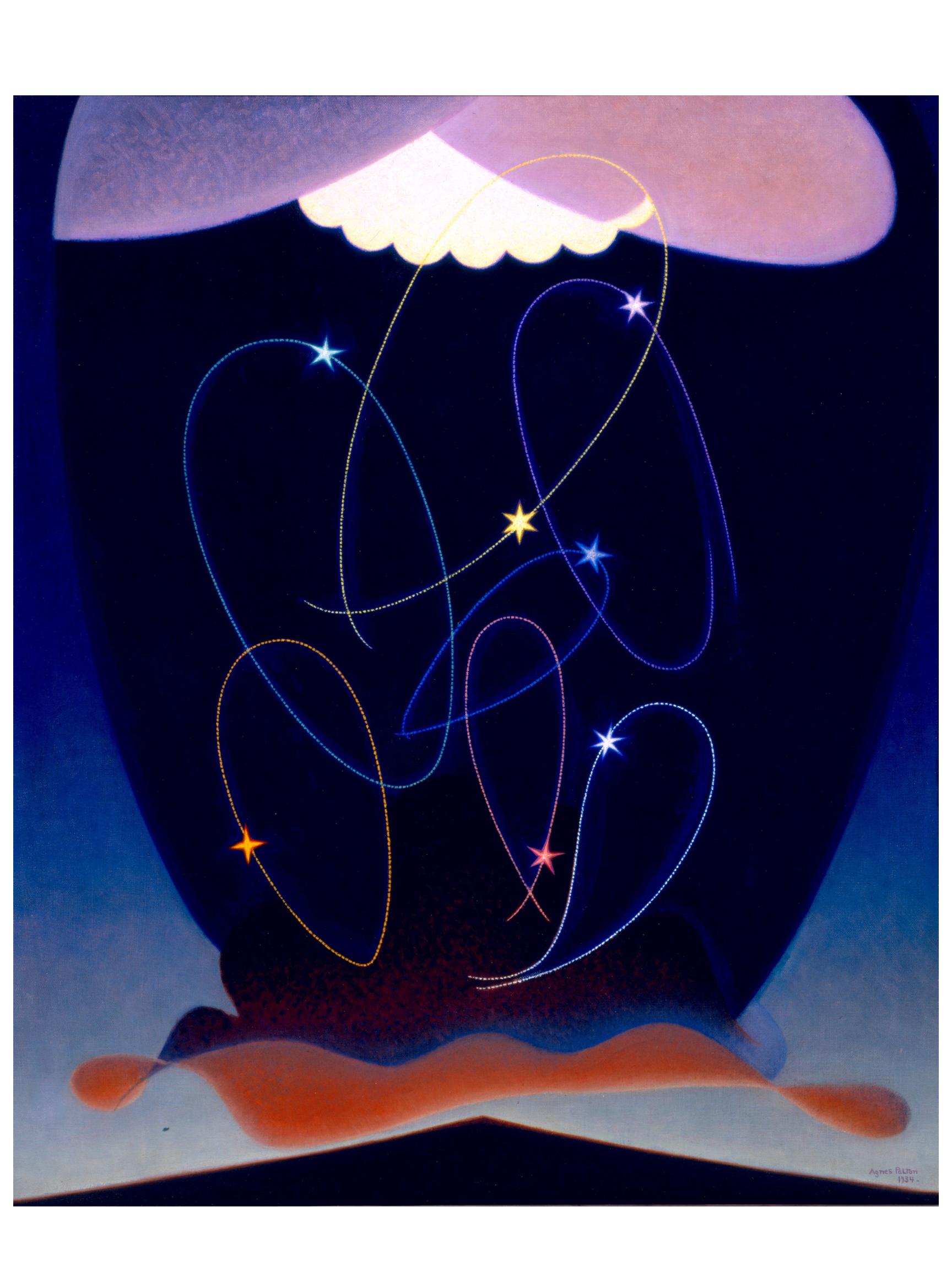 Artwork Orbits by Agnes Pelton