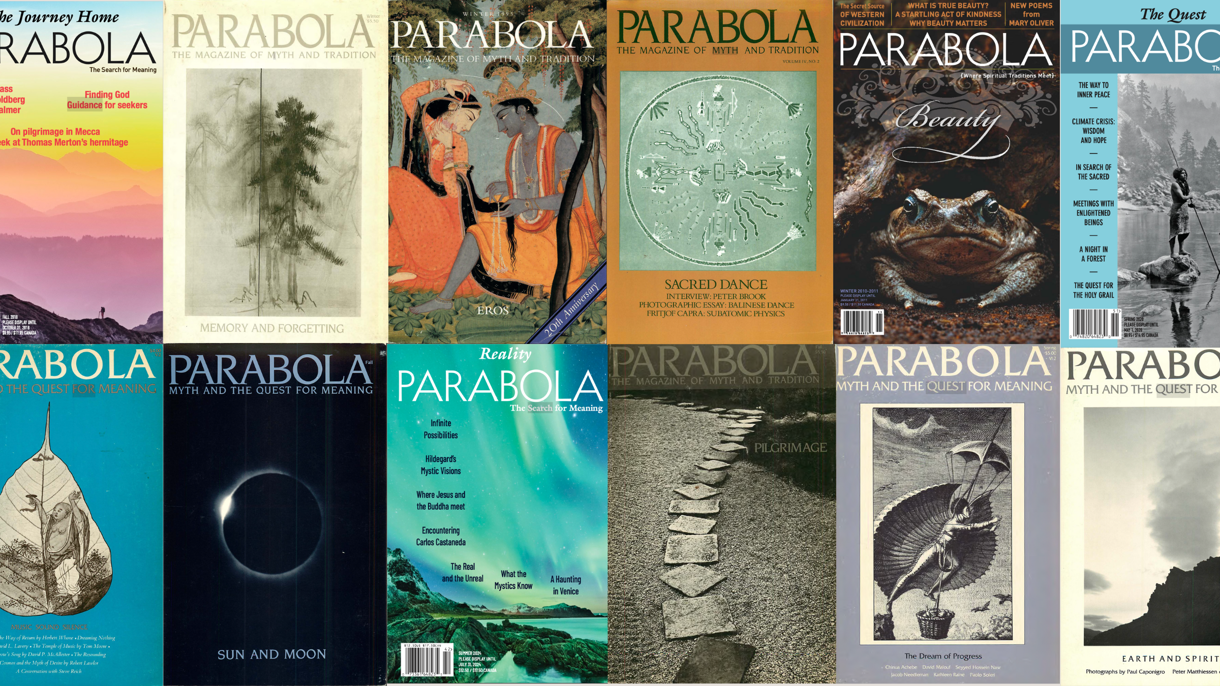 past covers of parabola magazine