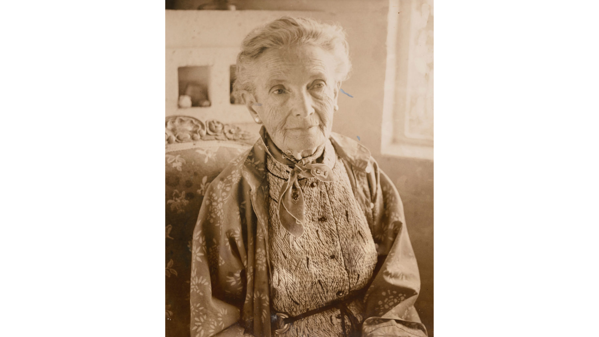 Vintage portrait of artist Agnes Pelton
