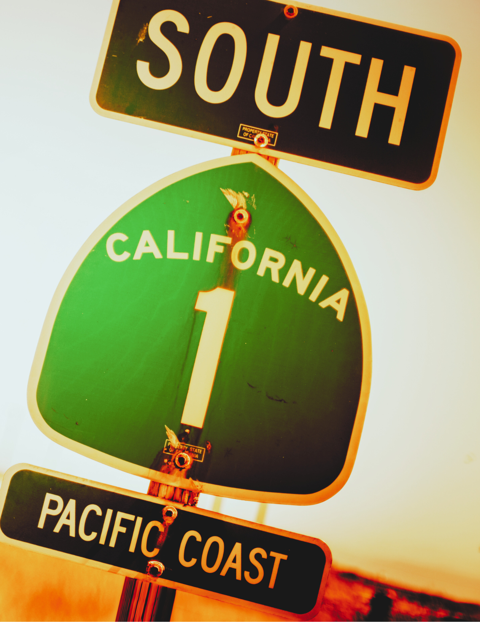 Sign for the Pacific Coast Highway