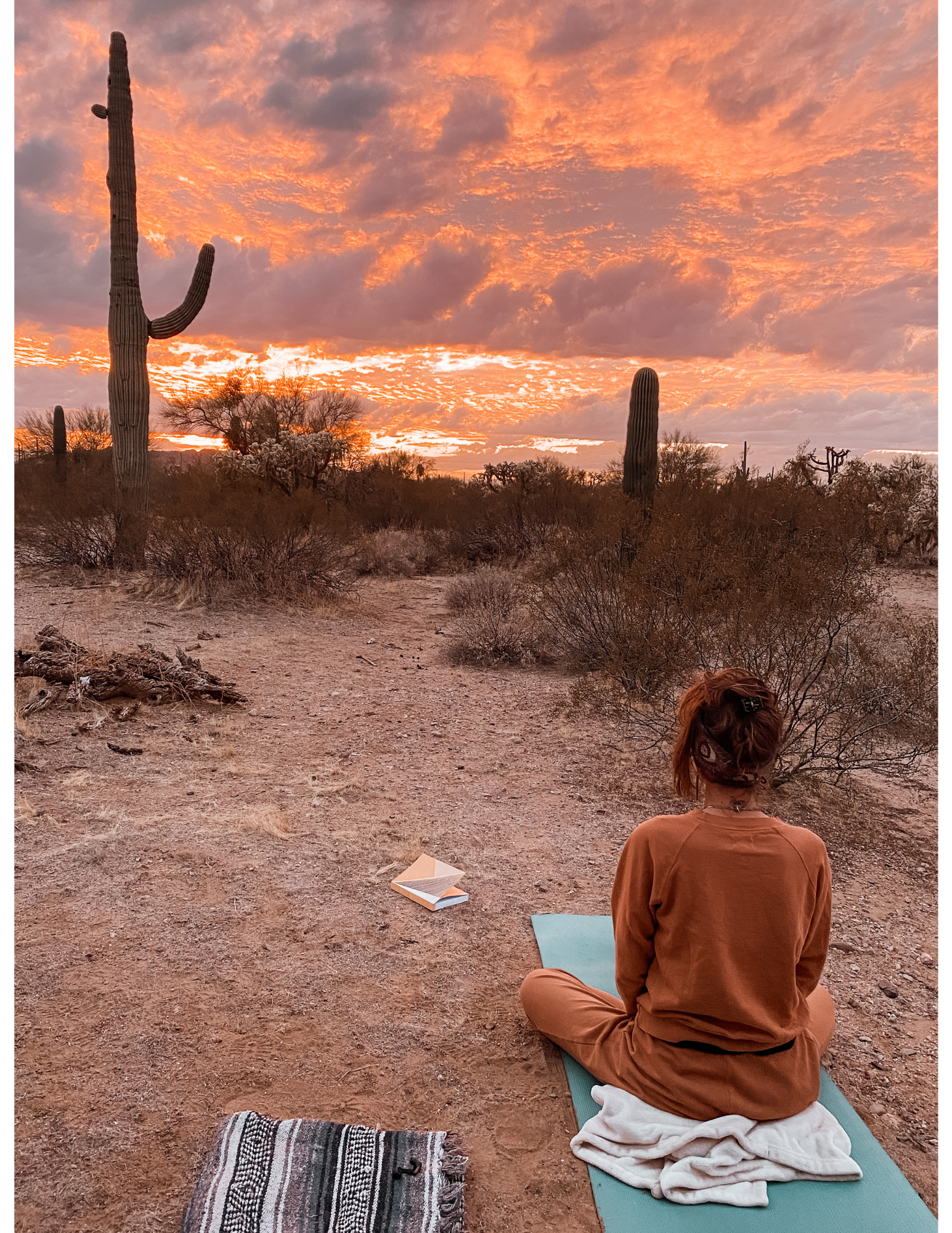 Sierra Vandervort takes a break during van life to watch the sunset