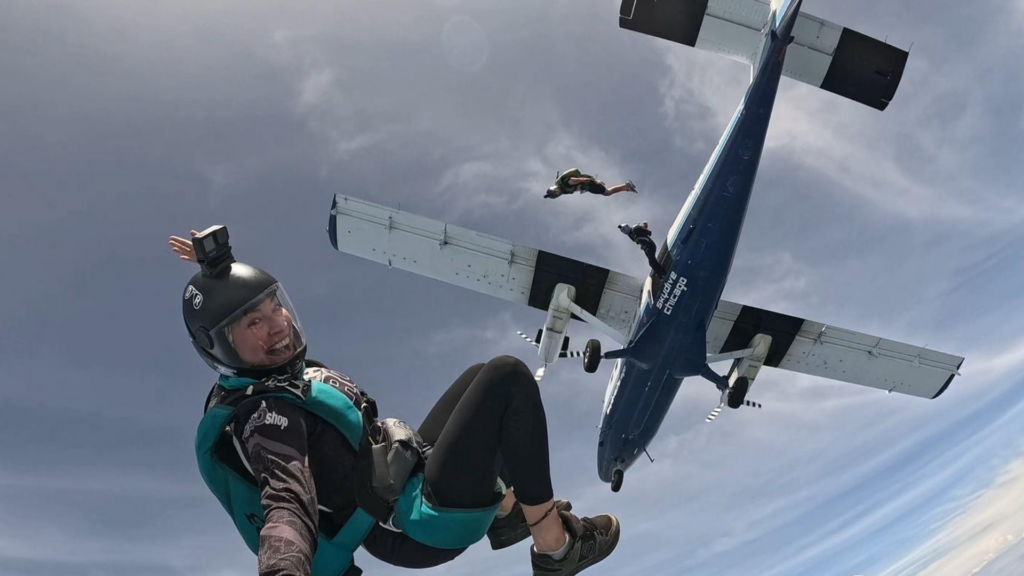 Facing Fear at 10,000 Feet: A Skydiver's Approach to Staying Grounded Through Yoga