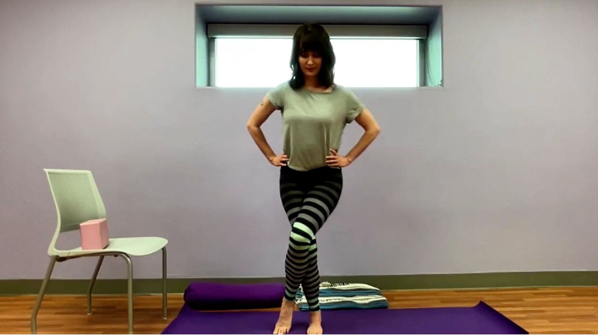 Eagle pose variation