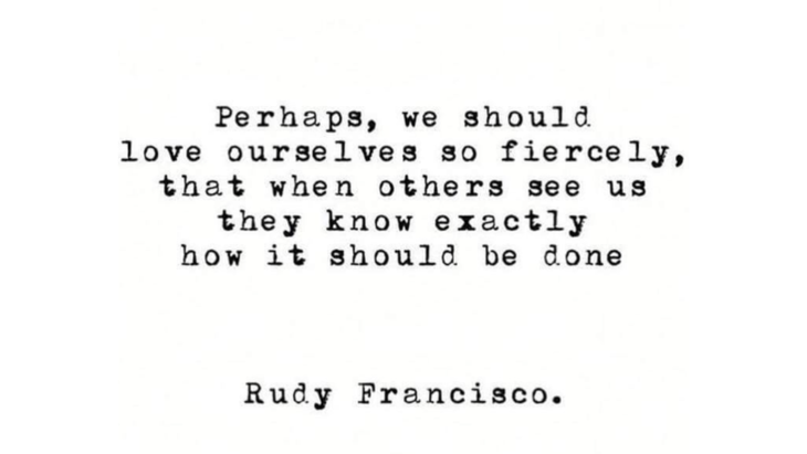 Quote about loving yourself amid societal pressures under the full Moon in Aquarius
