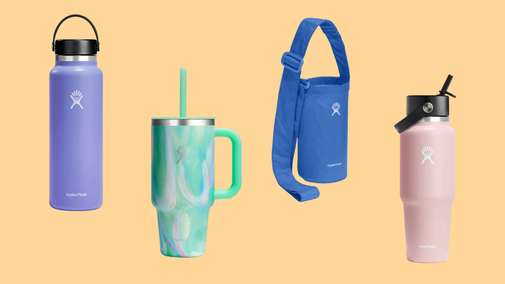 five Hydroflask drink containers as part of labor day sales 2025