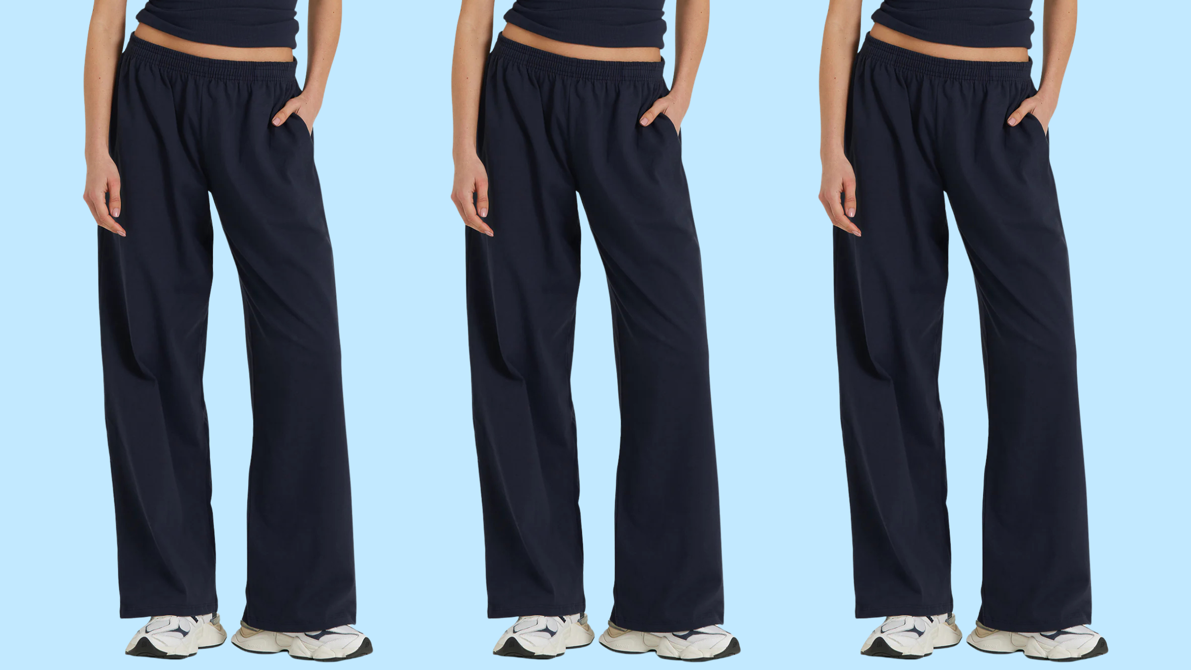 wide leg yoga pants from set