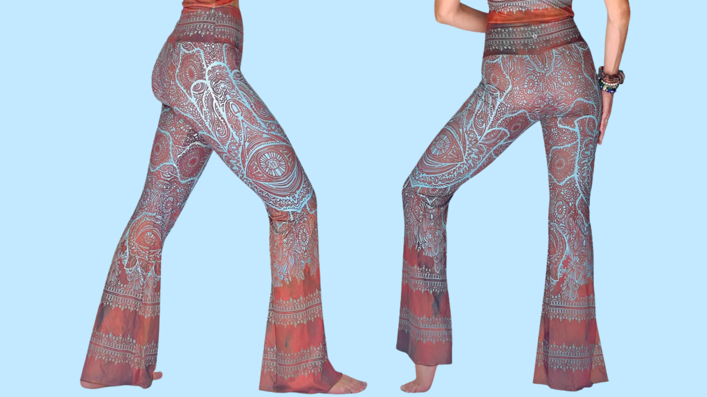 wide legged yoga pants from yoganastix