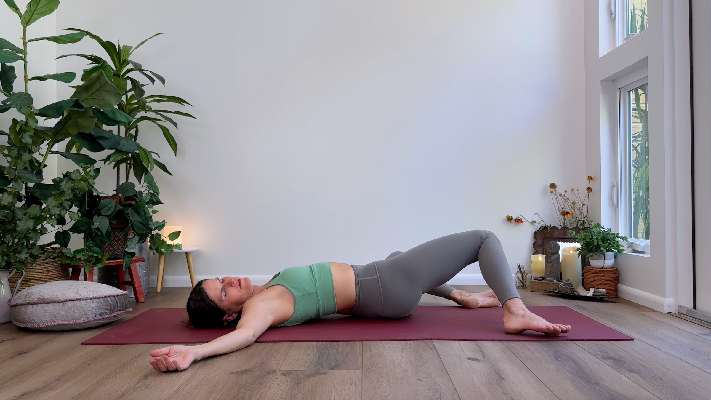 Yoga teacher Devi Daly in Windshield Wipers