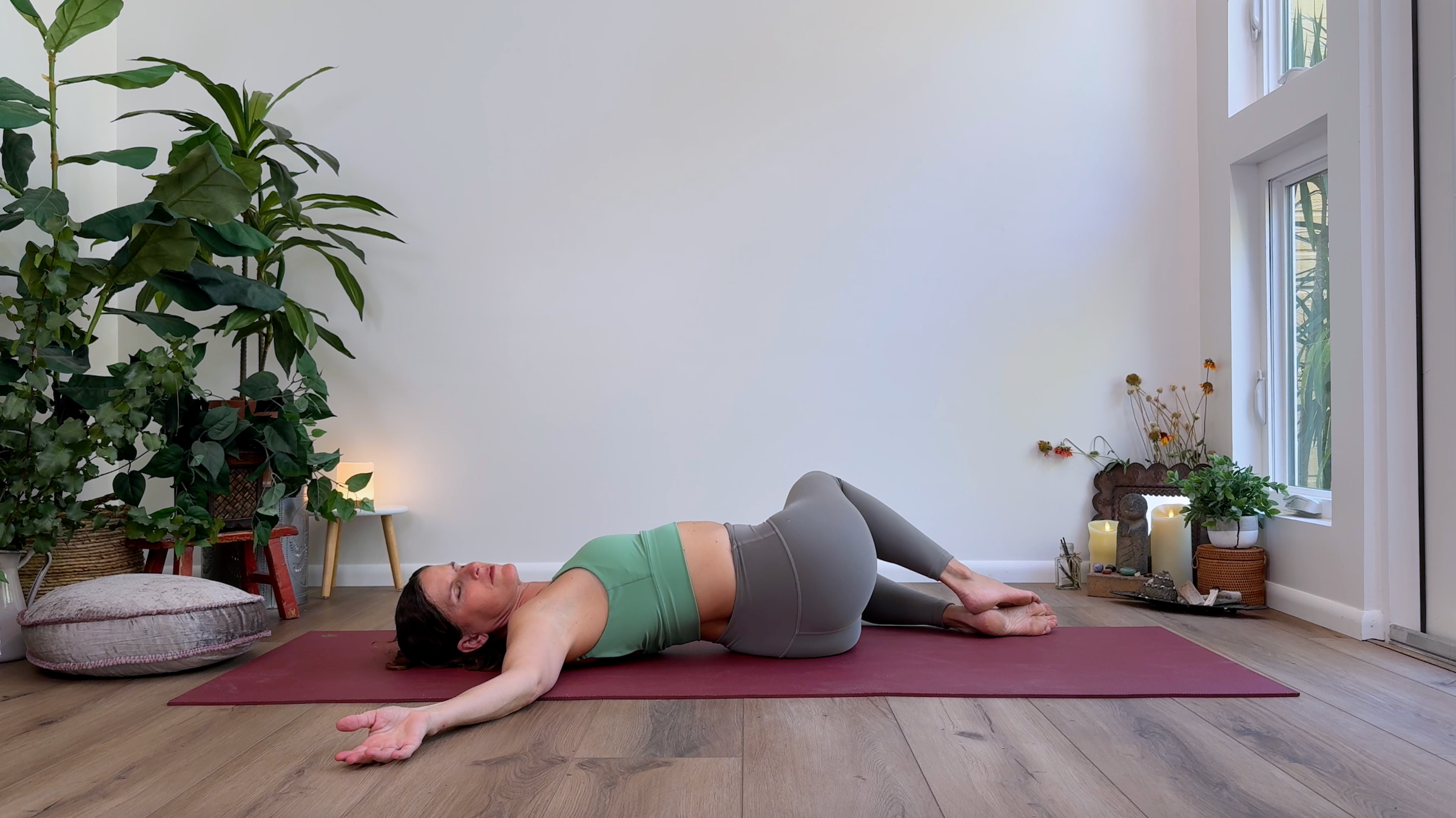 Yoga teacher Devi Daly in Windshield Wipers