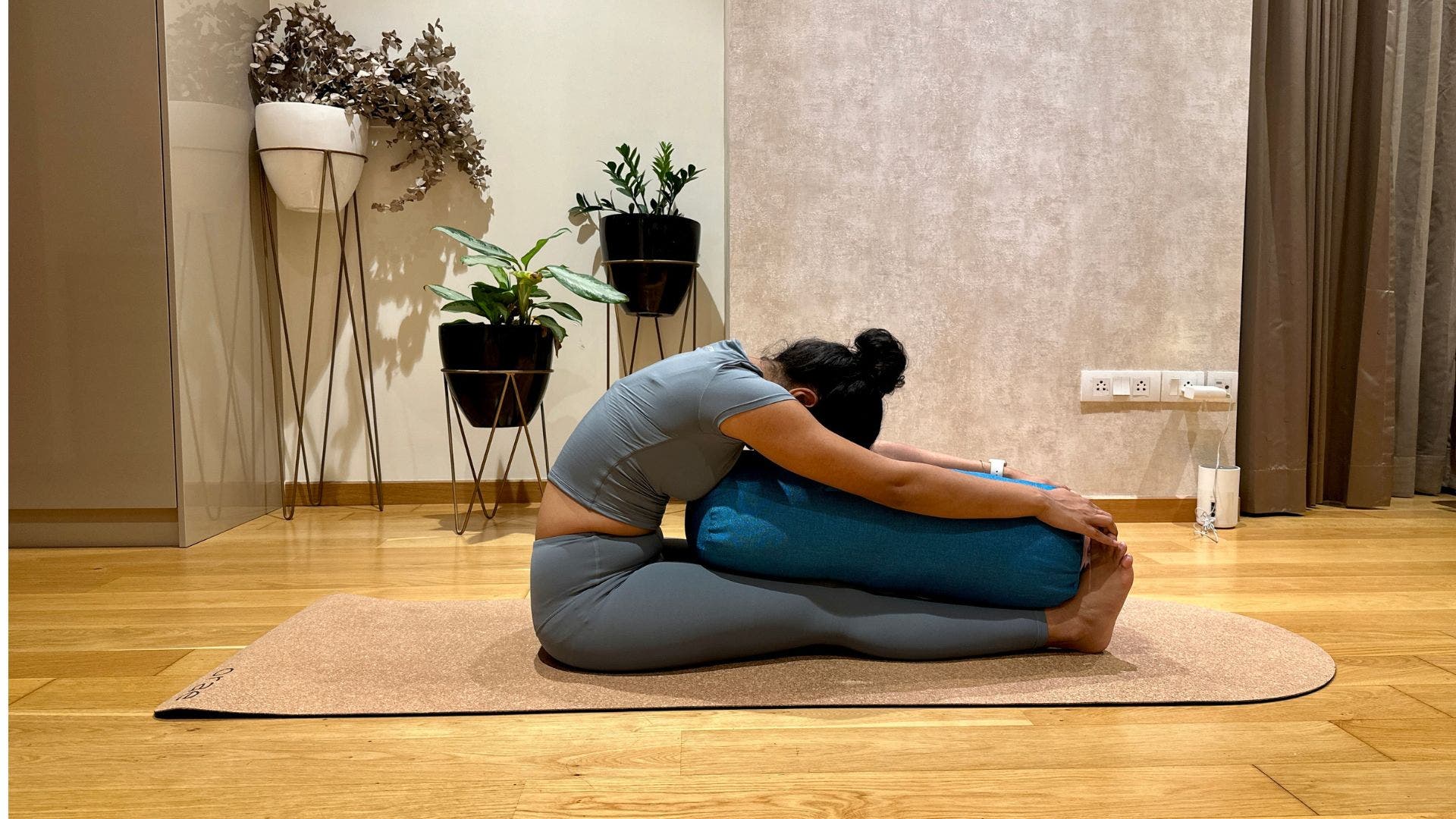 Supported seated forward fold