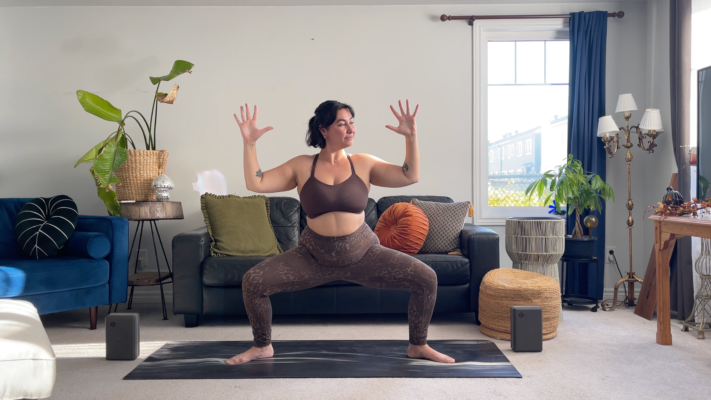 Teacher Taylor Lorenz Goddess Pose