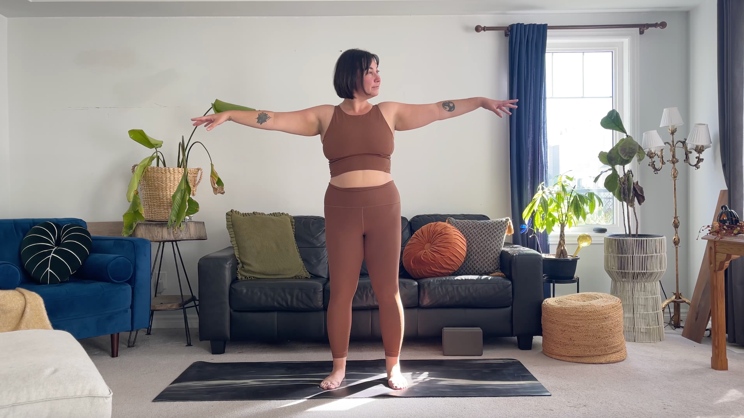 Yoga teacher Taylor Lorenz in Breath of Joy