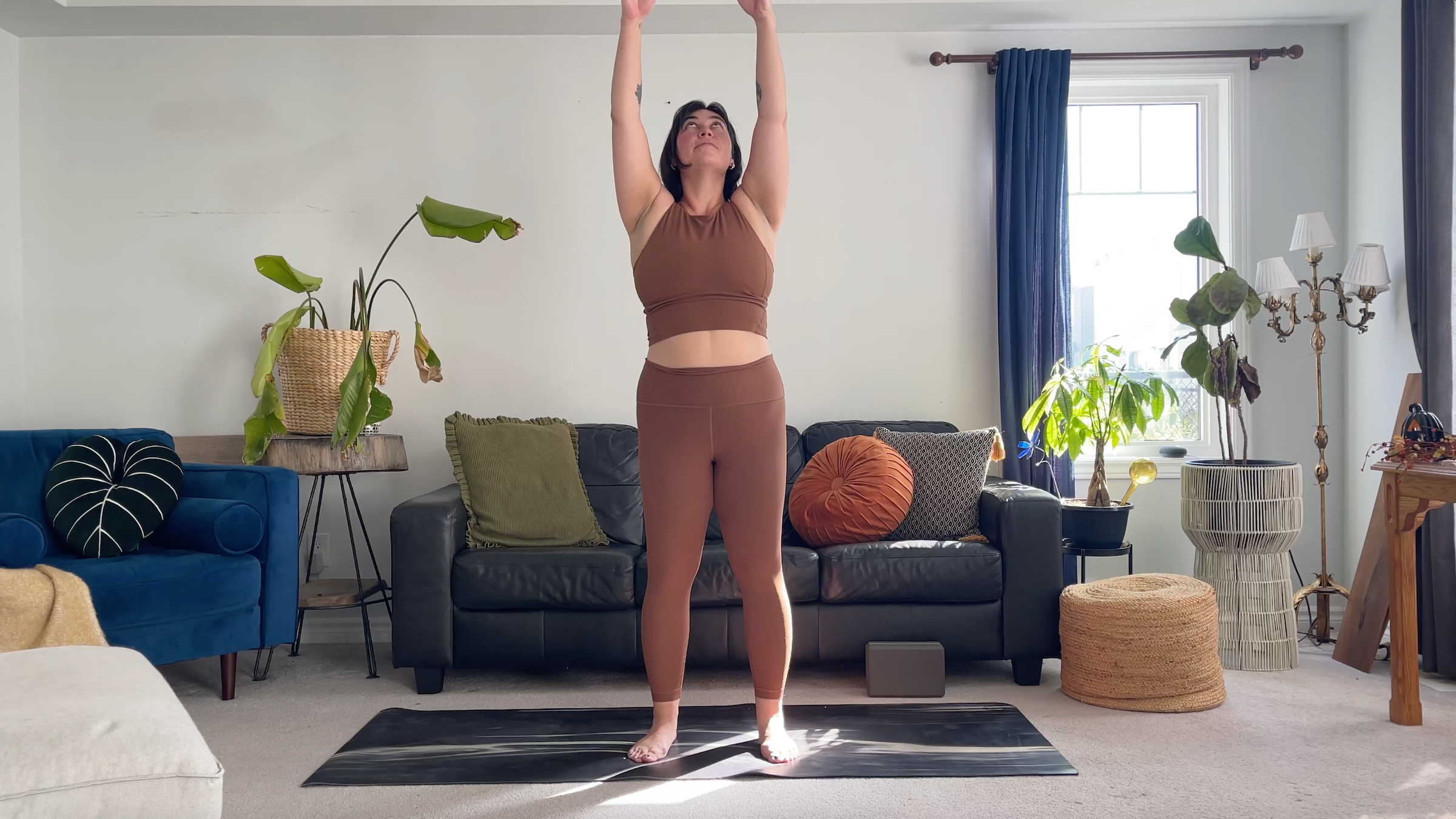 Yoga teacher Taylor Lorenz in Breath of Joy