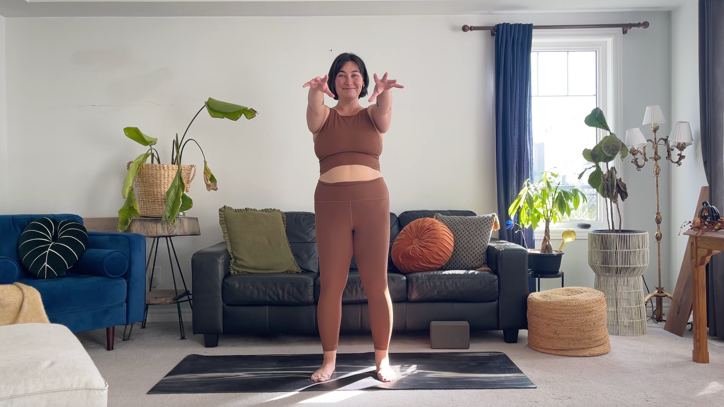 Yoga teacher Taylor Lorenz in Breath of Joy