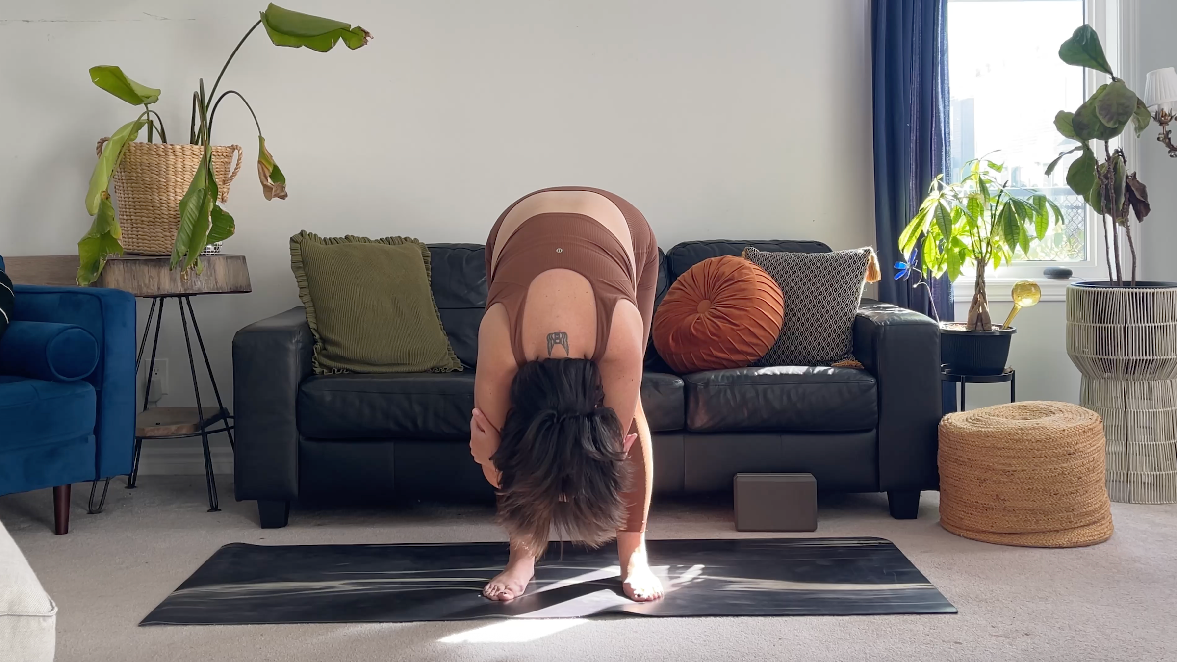 Yoga teacher Taylor Lorenz in Ragdoll