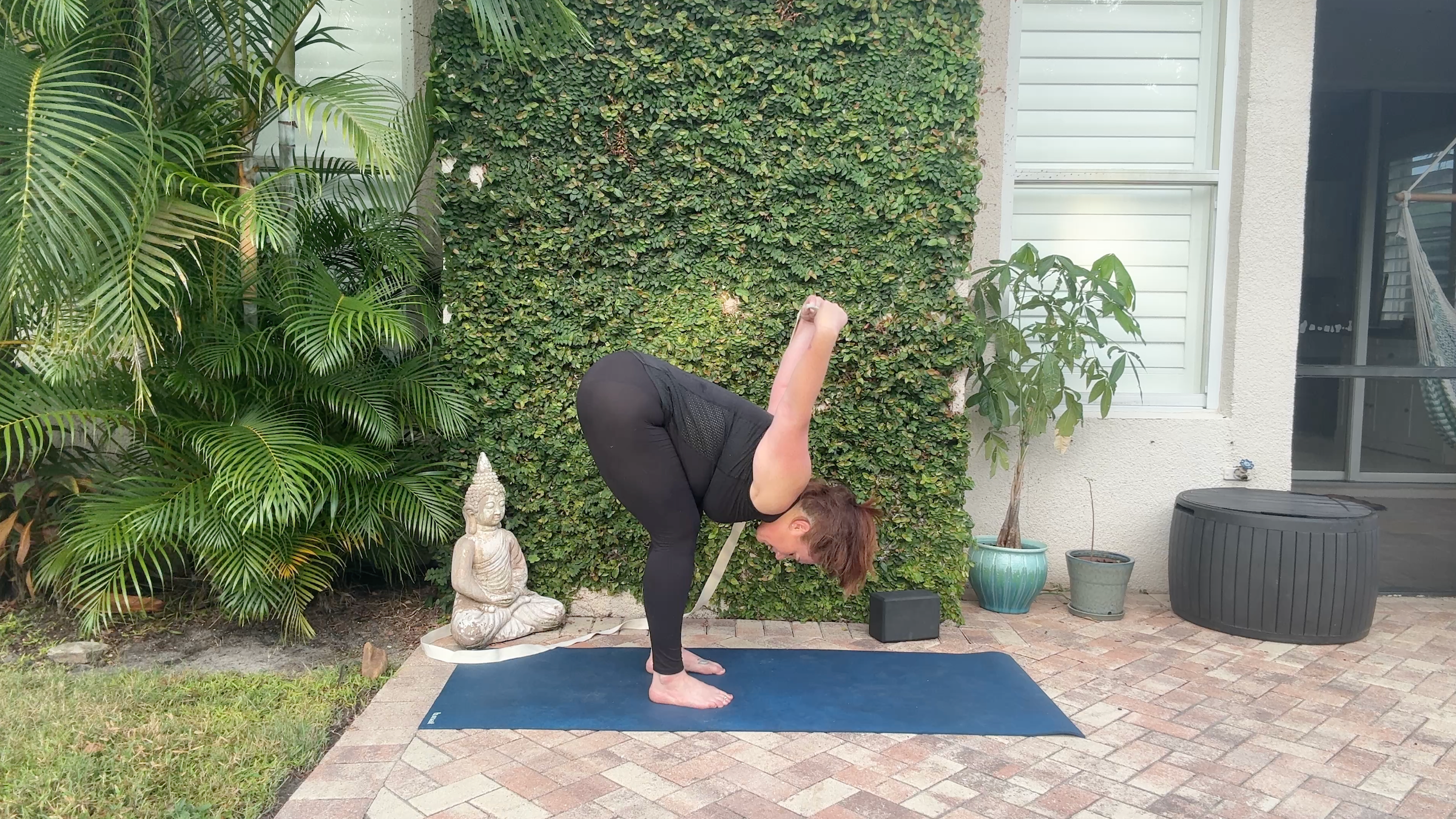 Denver Clark in Standing Forward Bend