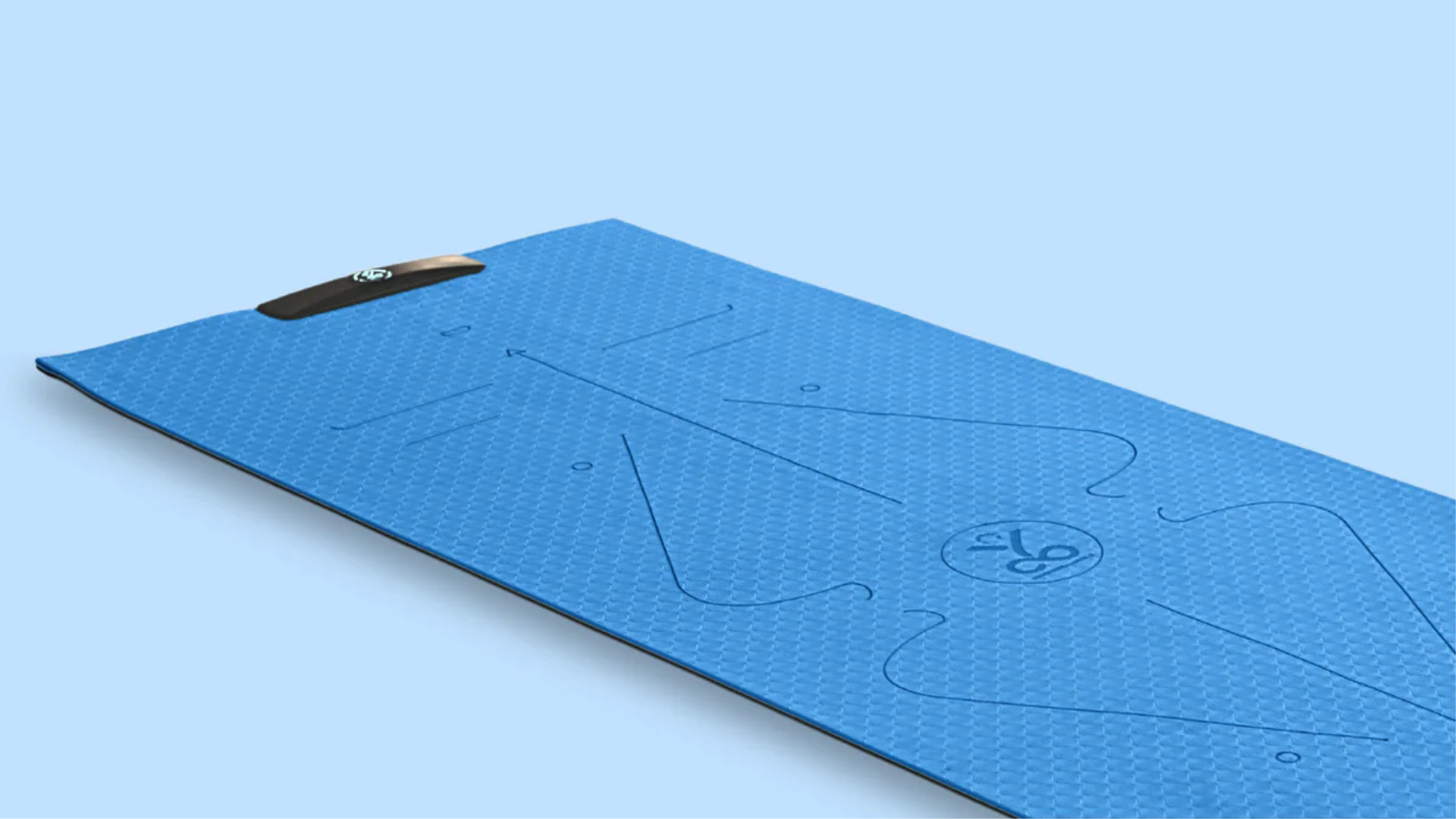 Image of an unrolled YogiFi yoga mat