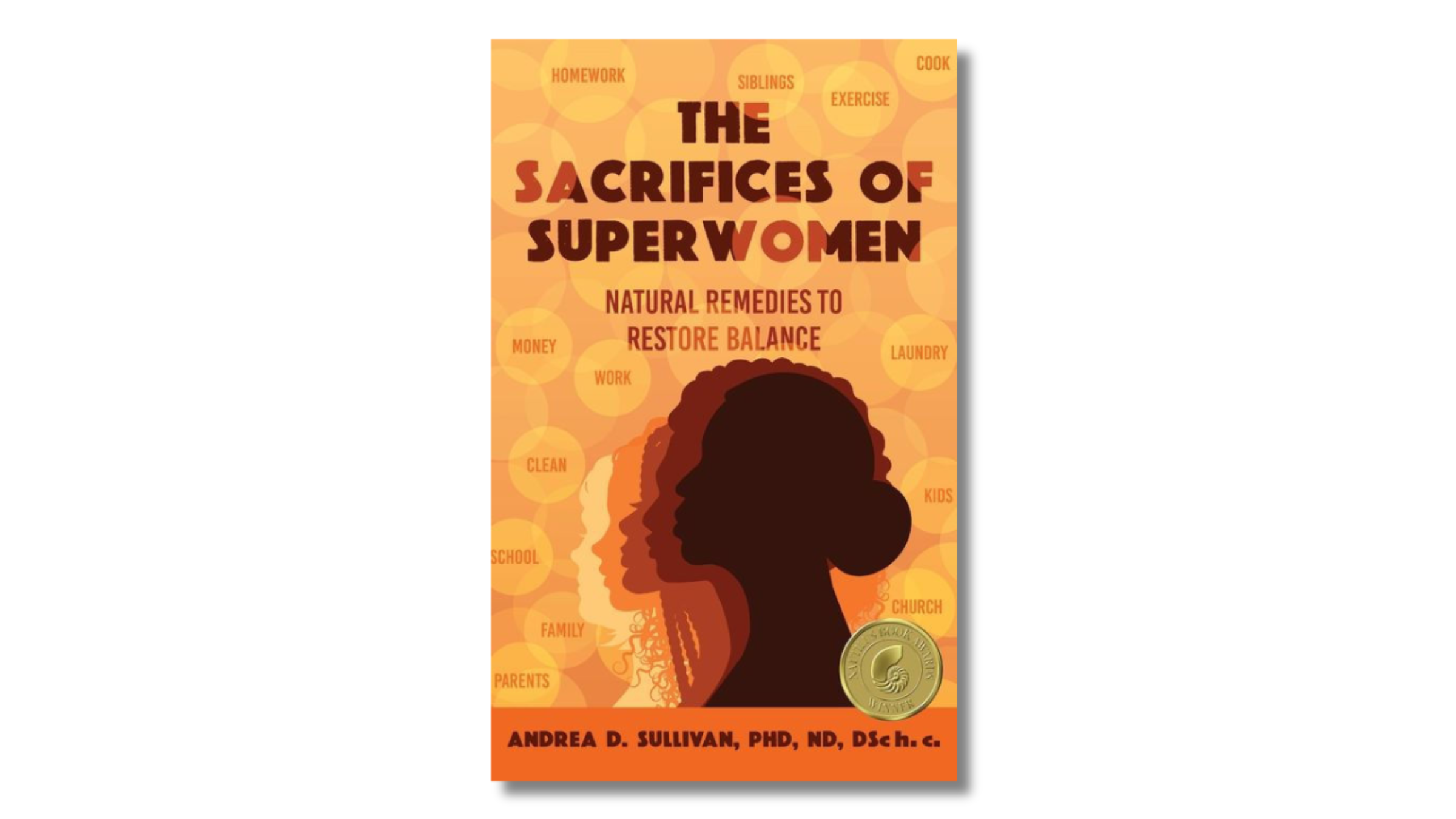 yellow and orange book cover of The Sacrifices of Superwomen, best yoga books