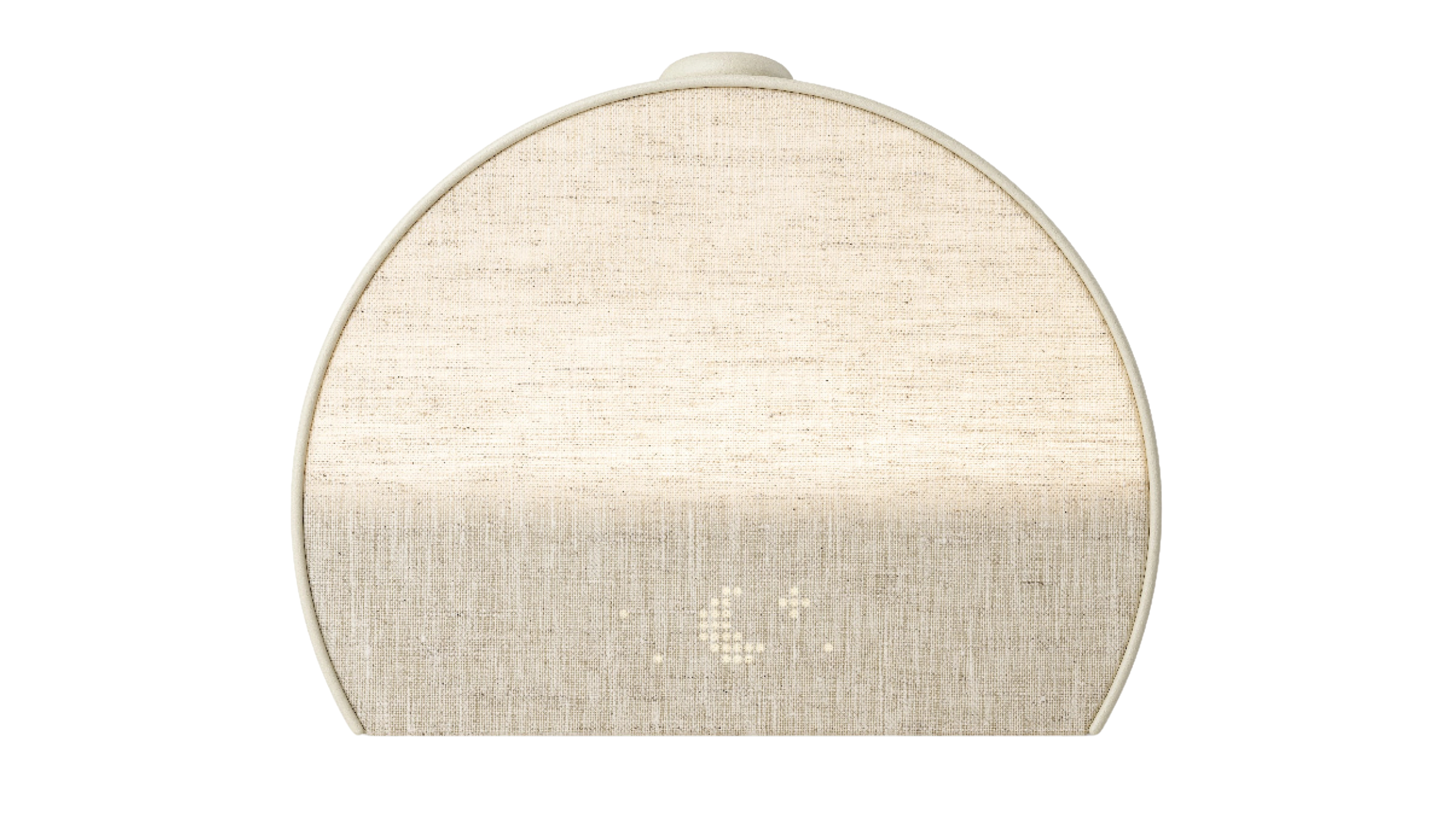 tan colored semi-circle alarm clock with white background, best yoga gifts